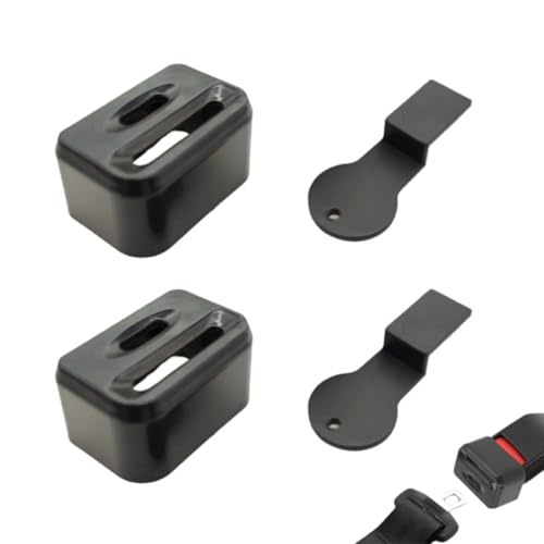 YUVKIN 2 Piezas Auto BeltLock Bloqueo de Cinturón de Seguridad para Niños y Bebés en Silla de Auto (Negro)