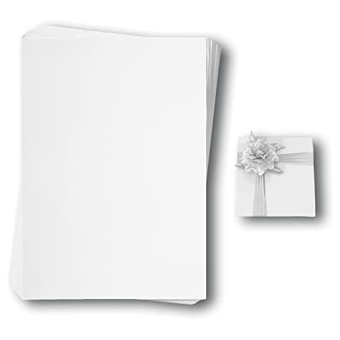 KAPCO 100 White Tissue Paper MG Acid Free Sheets (20 x 30 inches) for Arts & Craft, Decoupage, Packing, Moving, Removal, Packaging Material for Clothes, Shoes & Storing Fragile Items (500mm x 750mm) Cover