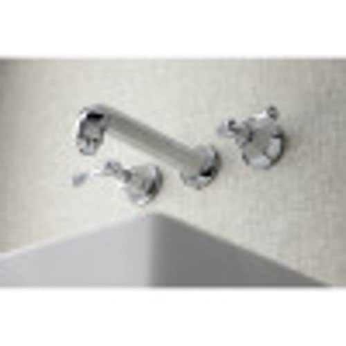 Robinet mural de salle de bain mélangeur rétro Metropolitan avec double commande - 4