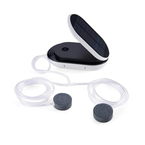 Pompe à air pour aquarium solaire et portable avec batterie 3600 mAh pour la pêche