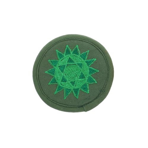 BESTonZON Buddha Sound Bowl Pad Rundes Meditationskissen Religionskissen Klangschalenunterlage Mit Stickerei Für Yoga Klangschalenzubehör Geschenk
