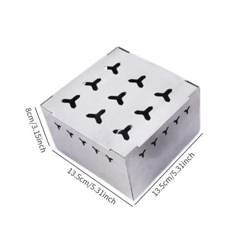 Fumoir barbecue en acier inoxydable Style C avec grille métal de capacité élevée