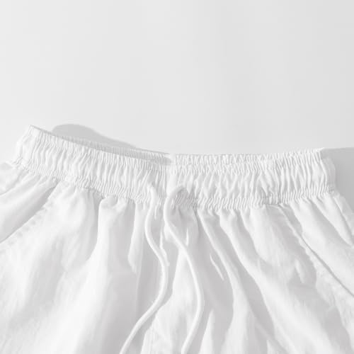 Spring&Gege Boys Nylon Shorts Quick Dry Lightweight Beach Sports Shorts Pull-On Elastic Waist Drawstring3