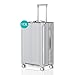 Produktbild Voyagoux Koffer Handgepäck - 113L, Hartschalenkoffer groß, TSA-Schloss, ABS, 4X 360° Rollen, Robust und Leichtgewicht Suitcase, 29x47x75cm, Silber