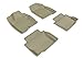 3D MAXpider Custom Fit Kagu Floor Mat (TAN) for 2006-2015 Chevrolet Impala/Impala Limited - 1ST Row 2ND Row