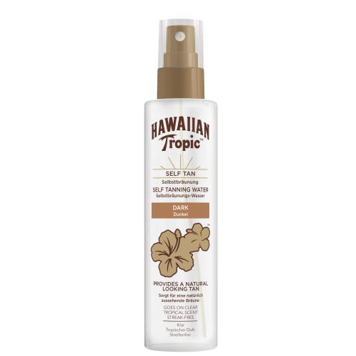 HAWAIIAN Tropic, Autobronceador en agua, Facial y corporal,...