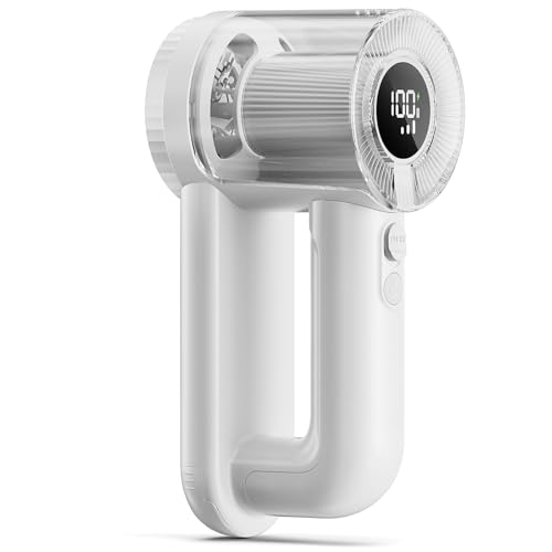 Rechargeable Fabric Shaver, 2-in-1 Lint Remover for Clothing, Furniture, Sweater