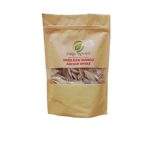 Farm Royale Dried Raw Mango/Amchur Whole-500gm||Shudh||Handpicked Material