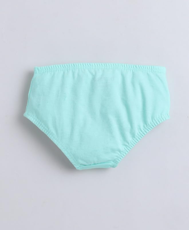 BUMZEE Girls Compact Cotton Solid Color Hipster Pack of 3 Pink & Sky Blue - 9-10 Years (Peb11412J-pnk) 1