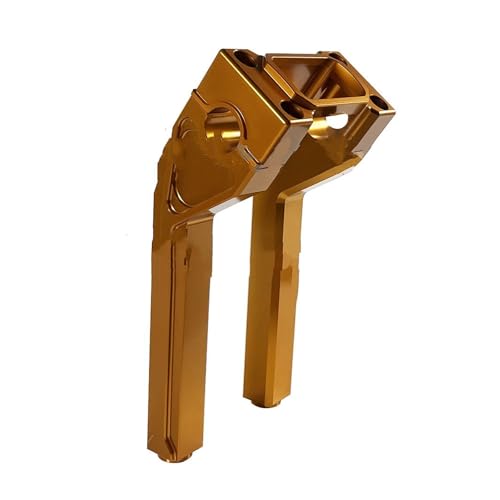 Rehausseurs de guidon moto 10 pouces Softail Street Bob FXLRST FXST pontets guidon dorés