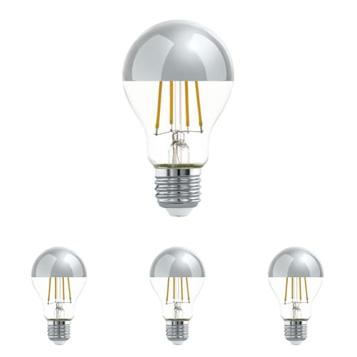 Ampoule LED E27 Eglo miroir argenté pour supprimer l'éblouissement des suspensions