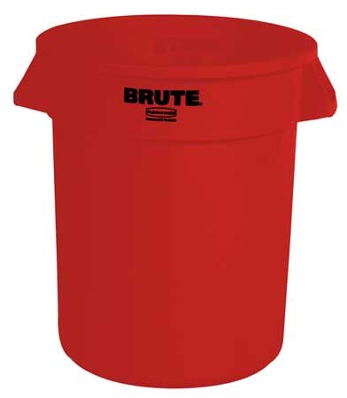 20 gal. Round Red Trash Can