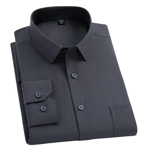Chemise à manches longues pour homme à rayures et coupe ample