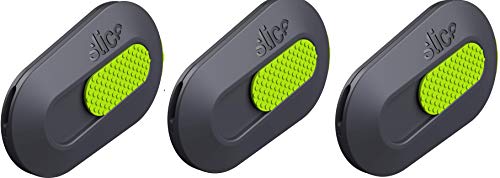 Slice 10514 Mini Cutter Couteau de poche • Pocket Cutter • Petit couteau de sécurité avec lame en céramique • Avec rétraction automatique de la lame • Idéal comme ouvre-colis et couteau à carton