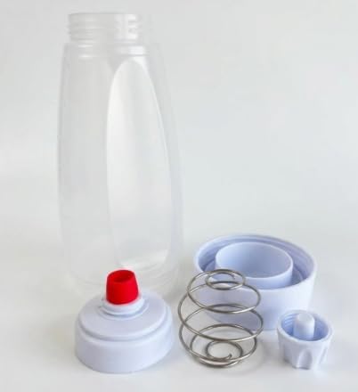 2 Pack 1000ml Pancake Batter Dispenser Squeeze Bottles with 304 Stainless Steel Whisk Balls, Egg Whisks & Cleaning Brushes for Pancakes, Crepes, Waffles and Cupcakes
