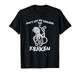 Photo Gallery maglietta divertente - don t let me realease the kraken maglietta Photo Gallery maglietta divertente - don t let me realease the kraken maglietta