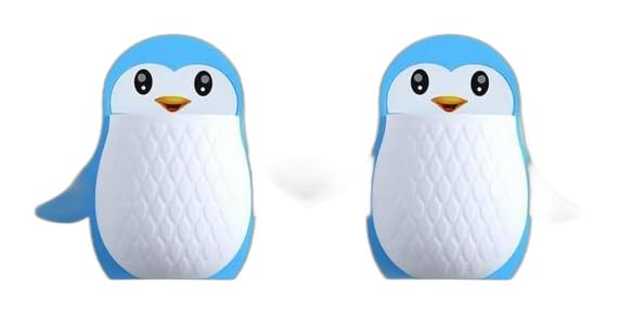 2pcs Penguin Storage Boxes Cell Phone Charger Storage Remote Holder Stand Plastic Wall Shelf (Number of Shelves - 2, Multicolor)|BHR-P673-image-4