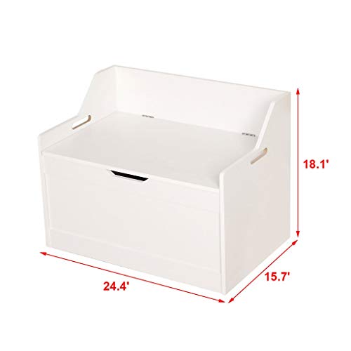 Ship from USA - Kids Toy Storage Cabinet, Sttech1 Sturdy Wooden Toy Chest, Easy to Assemble, Storage Cube Shelf for Children's Bedroom Playroom, Great Gift for Girls and Boys - Thumbnail 5