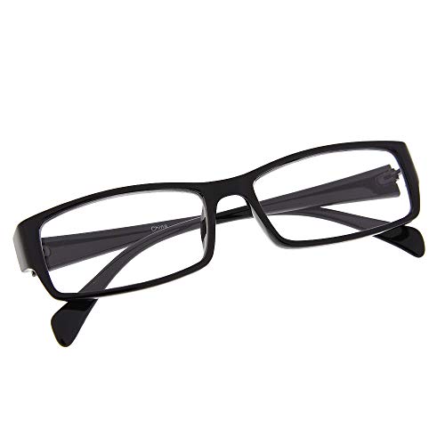 grinderPUNCH Fake Plastic Rim Clear Lens Plano Reading Glasses for Men and Women4