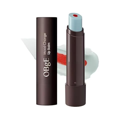 OBgE Mood Change Lip Balm (0.1oz) - Moisturizing Lip Balm Stick for Smooth, Hydrated Lips with Color-Changing Formula. Beeswax, Carnauba Wax. Cover