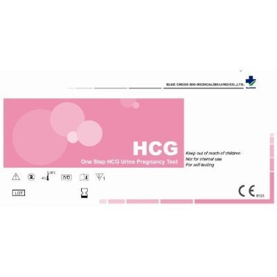 BlueCross babi One Step HCG Urine Pregnancy Test Strips, 30-count