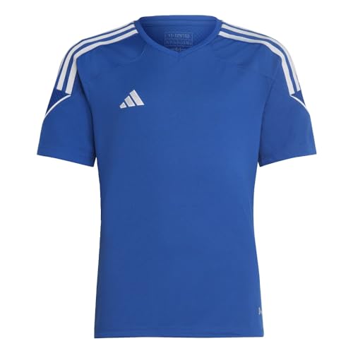 Maillot adidas Boys' Tiro 23 bleu pour les matchs de foot et entraînements au club