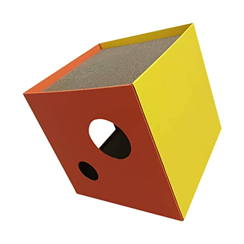 SUPVOX Kitten Sisal Scratcher Cube Cat House Indoor Rubbing for Cats Lightweight and Decorative Scratching Texture Design for Play Rest and Scratch
