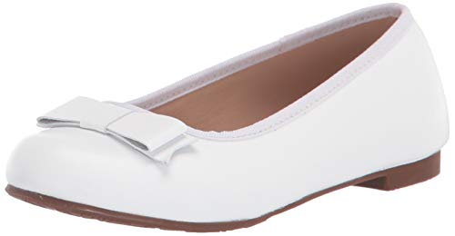 Elephantito Girls' Ballerina Ballet Flat, White 11 Medium Us #TOP17