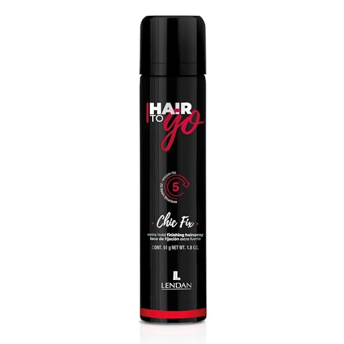 LENDAN - Laca para el Pelo Profesional - Hair To Go Chic Fix - 110 ml - Fijación Extra Fuerte - Larga Duración - Fácil de Eliminar - No Deja Residuos - Fórmula con Resinas Fijadoras