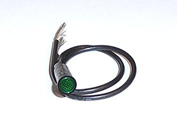 Sierra International UN22110 - Luz indicadora pequeña para 12 V CC, Agujero de Montaje de 5/16", Color Verde
