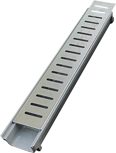 Generisch Entwässerungsrinne mit Schlitzabdeckung für Garten