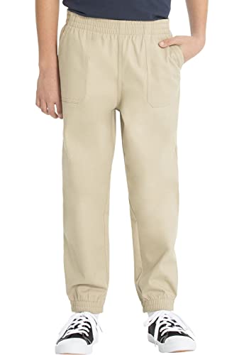 Image of Classroom Uniform Everybody Unisex Pull-on Jogger Pant | Youth Plus Fit, 2 Pockets, Fully Elasticized Waist, Easy-care Cotton Spandex Brushed Twill, School Uniform Essential