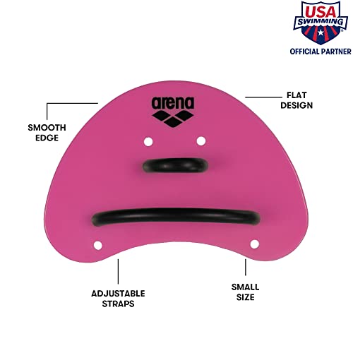 Arena Unisex Adult Elite Finger Swimming Paddle For Swim Training Lap Swimming Pool Gear, Pink/Black, Small #TOP1