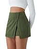 COCCKO Corduroy Skirt Women High Waist Suede Side ... #1