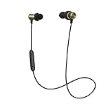 MR SoundLab G2 Wireless Bluetooth 4.1 Sweatproof Sports Headphones Lightweight Stereo Earbuds Nano Coating with Metallic Housing & Built-in Mic (Black)