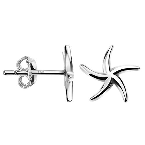 SOFIA MILANI - Pendientes para Mujeres en Plata de Ley 925 - Pendientes de Estrella de Mar - 20765