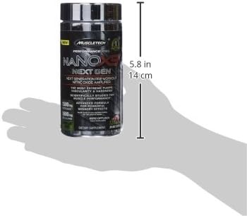 Nitric Oxide Supplement | MuscleTech NaNOX9 Pre Workout Nitric Oxide Booster | Nitric Oxide Pills for Men | Muscle Builder | Extreme Muscle Pumps, Enhanced Blood Flow & Nutrient Delivery, 120 Pills
