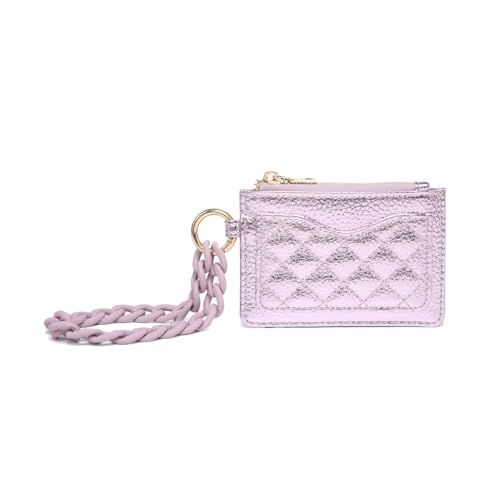 JEN & CO. Rhodes Vegan Quilted Bangle Wallet (Cupid)