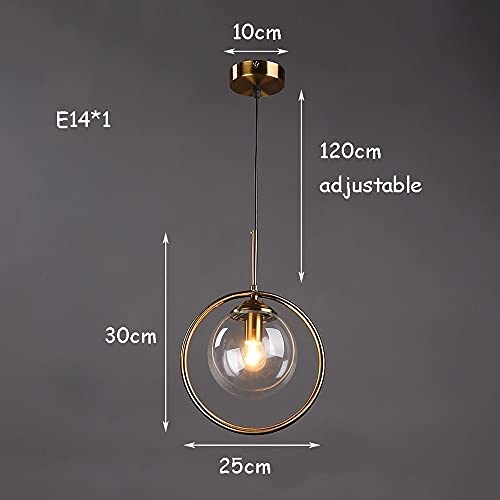 Luces de techo para sala de estar con diseño de globo moderno 2