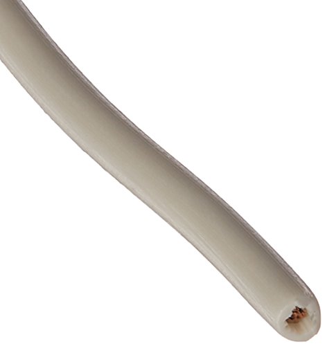 NTE Electronics WH18-09-25 Hook Up Wire, Stranded, Type 18 Gauge, 25' Length, White