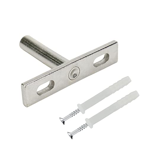Antrader 4 Piece Floating Shelf Brackets, 2" Concealed Hidden Shelf Supports Decorative Shelf, Package Includes Screws And Wall Plugs (Silver) #TOP3