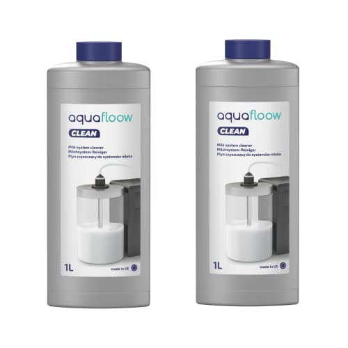 Aquafloow Milk System Cleaner for Coffee Machines, 2 x 1000 ml