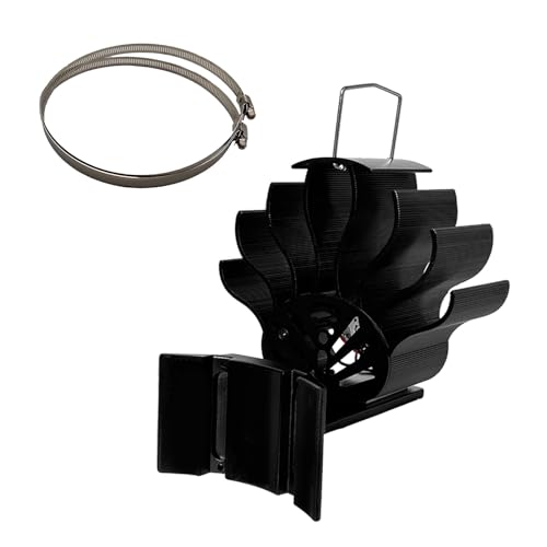 LfrXtra Ventilador de calor de arranque, ventilador de estufa alimentado por calor, disfruta de un espacio cómodo y eficiente energéticamente