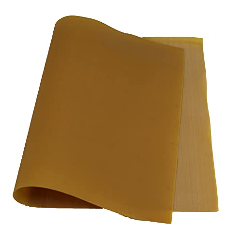 KANEIJI Suela de goma para reparación de zapatos, 57 x 38 cm (beige, 1 mm de grosor)