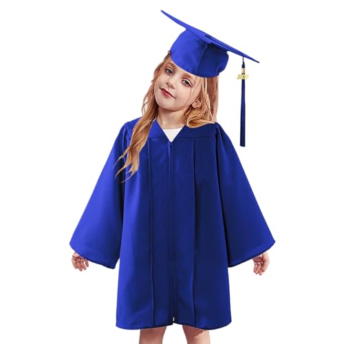Robe de remise de diplôme pour enfants qui ne gratte pas avec casquette confortable