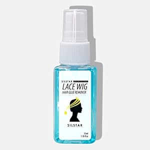 SILSTAR PROFESSIONAL Inevitable LACE Wig Hair Glue Bond Remover/Wig Glue Remover Safely REMOVES Glue Without Irritation/Completely DISSOLVES Glue/Clean Remover/Frontal Closure,Hairpiece, LACE Wig