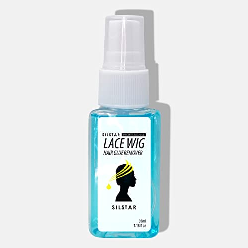 SILSTAR PROFESSIONAL Inevitable LACE Wig Hair Glue Bond Remover/Wig Glue Remover Safely REMOVES Glue Without Irritation/Completely DISSOLVES Glue/Clean Remover/Frontal Closure,Hairpiece, LACE Wig