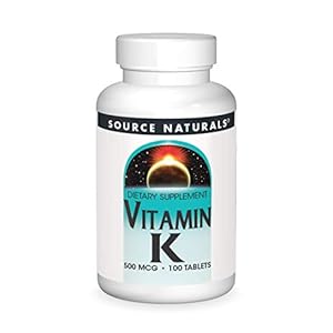 Source Naturals Vitamin K – 500 mcg – 100 Tablets