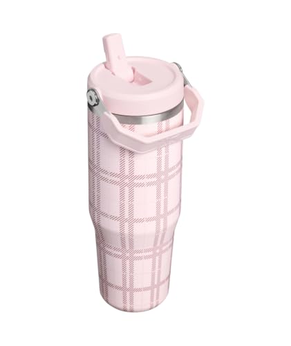 Image of STANLEY IceFlow 2.0 Flip Straw Tumbler, 30 oz, Blossom Plaid