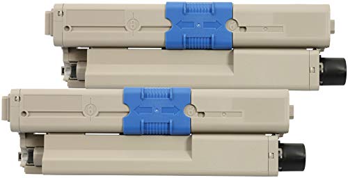 TONER EXPERTE® 44469803 2 Noir Cartouches de Toner compatibles pour Oki C310dn C330dn C331dn C510dn C511dn C530dn C531dn MC352dn MC361dn MC362dn MC561 MC561dn MC562dn MC562dnw MC562w (3500 Pages)